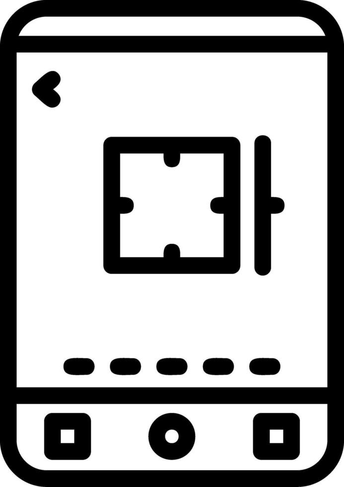 Camera Line Icon vector