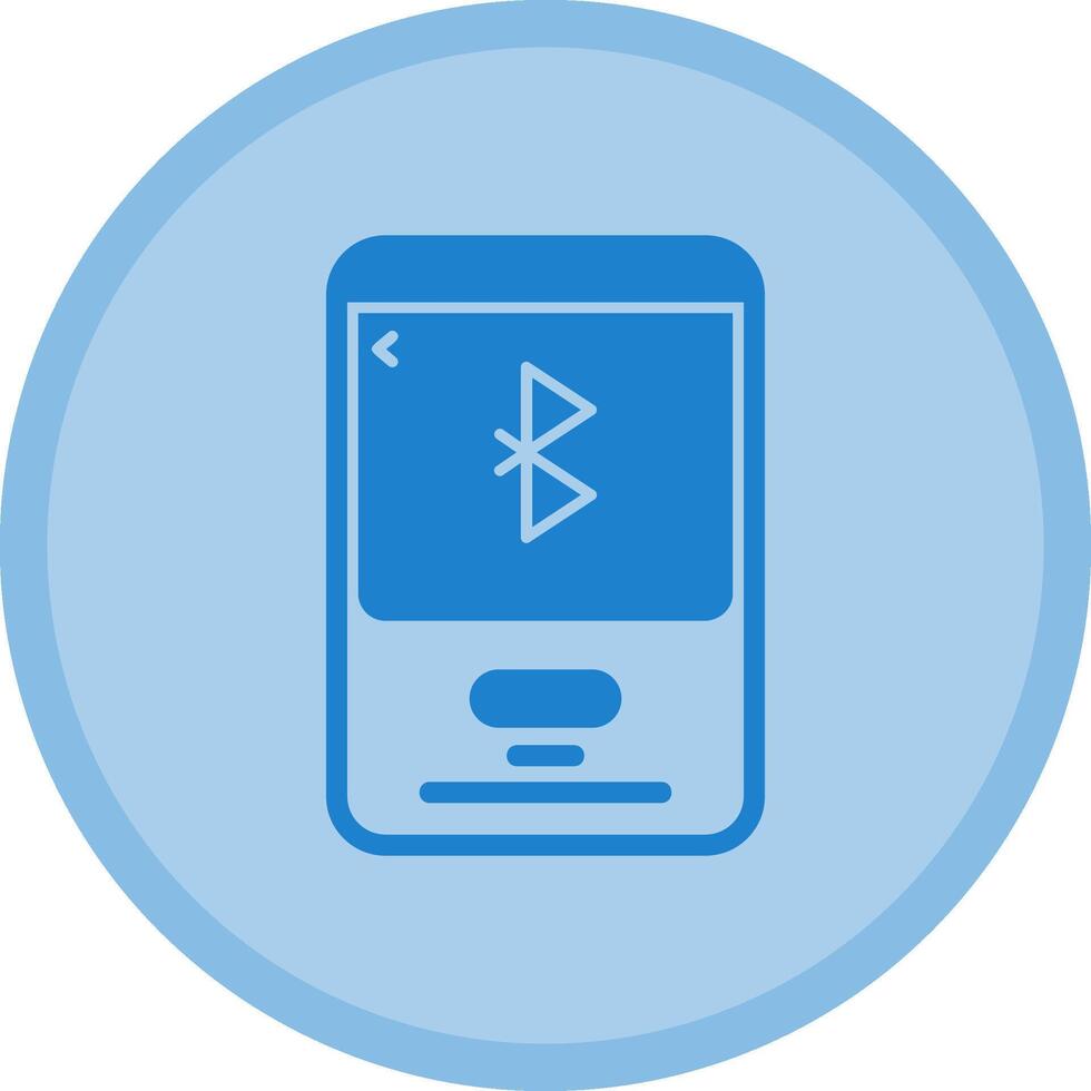 Bluetooth Multicolor Circle Icon vector