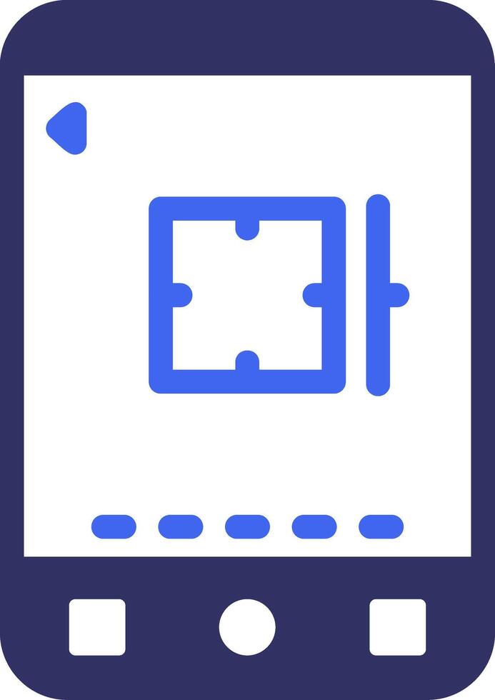 Camera Solid Two Color Icon vector