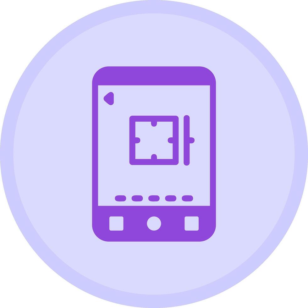 Camera Multicolor Circle Icon vector