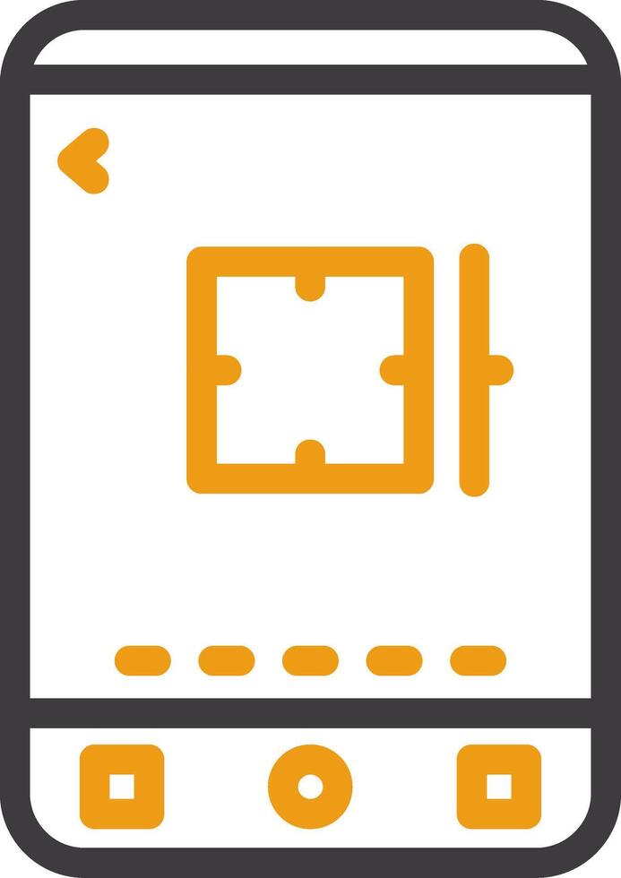 Camera Line Two Color Icon vector