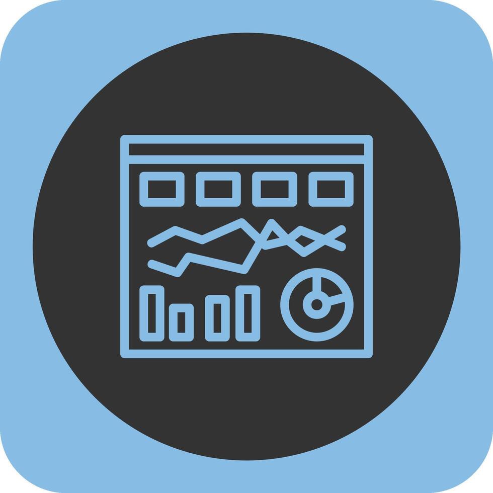 Chain Linear Round Icon vector