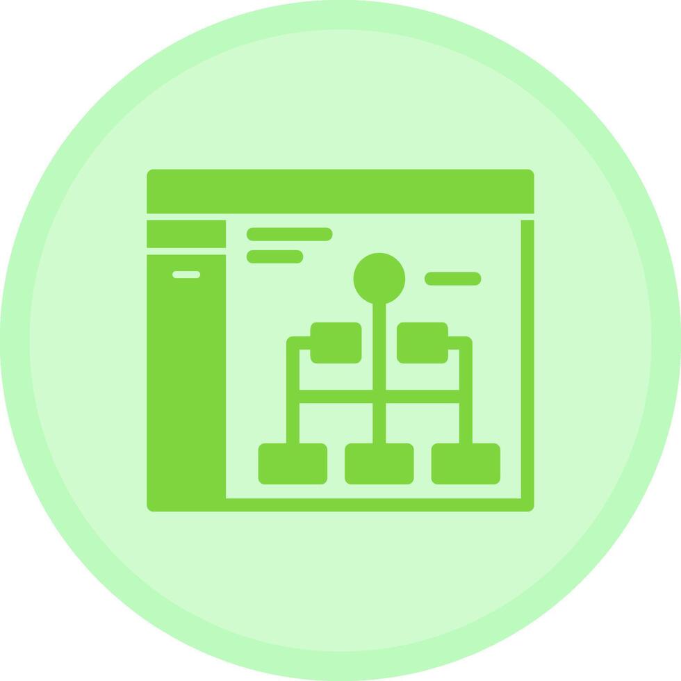 Network Multicolor Circle Icon vector