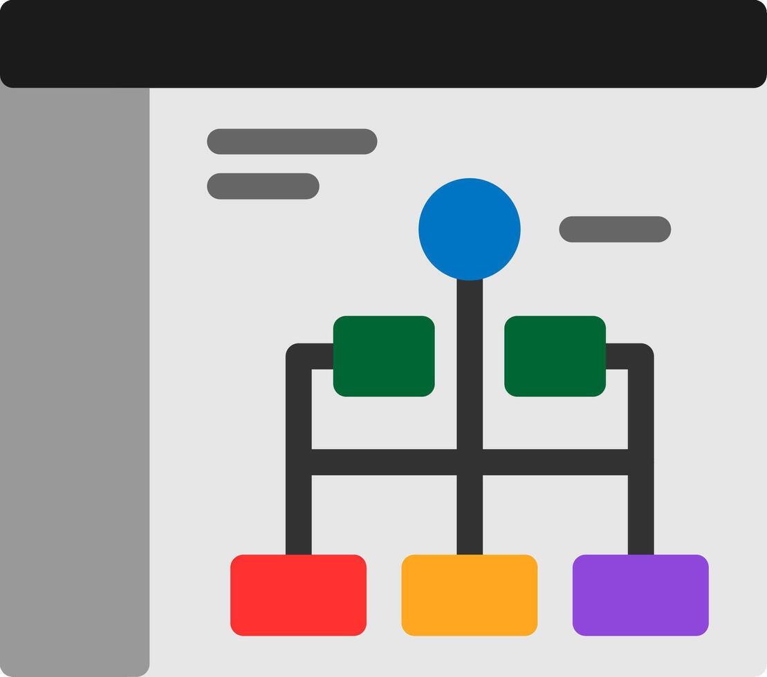 Network Flat Icon vector