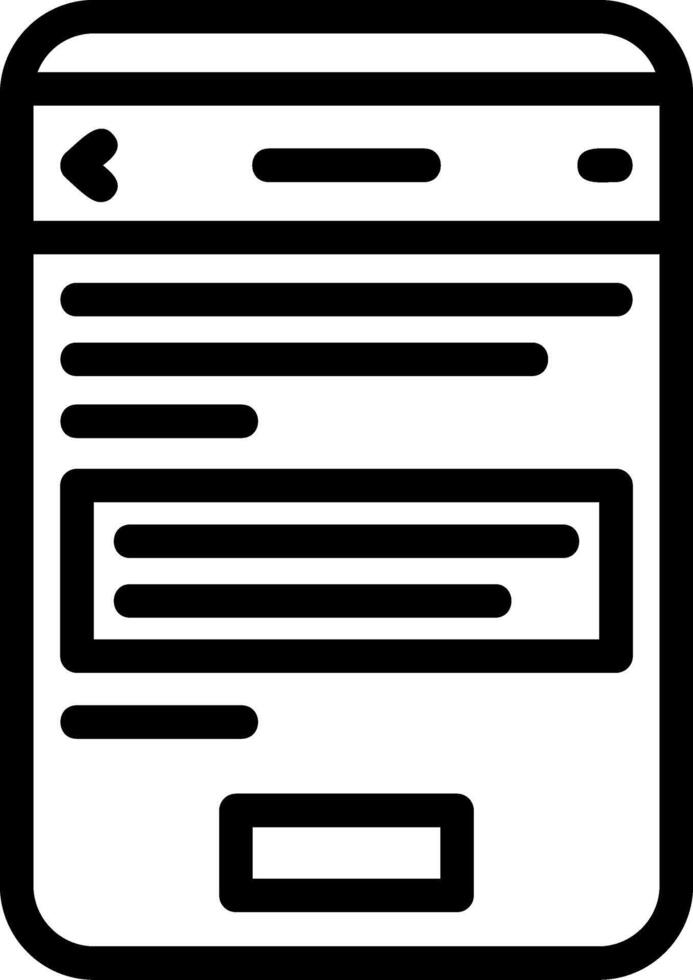 Question Line Icon vector