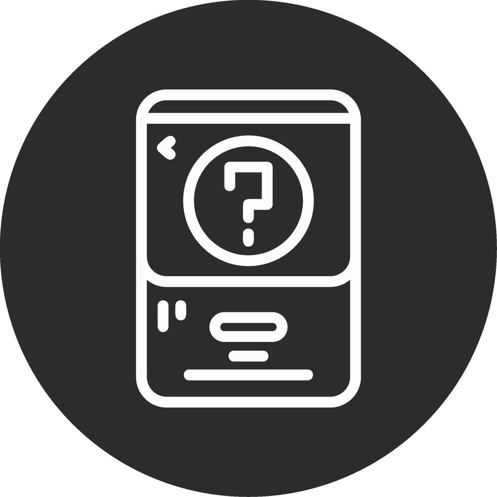 Question mark Inverted Icon vector