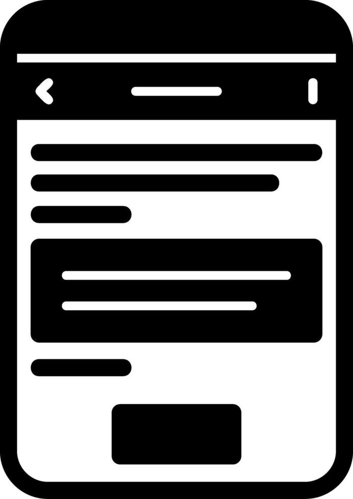 Question Glyph Icon vector