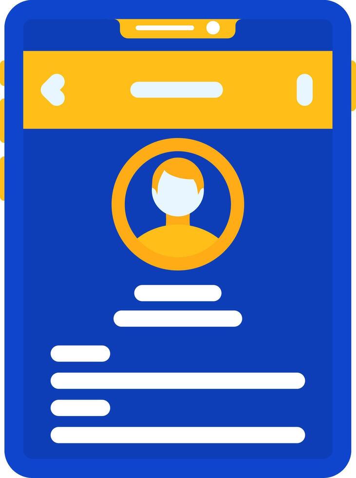 Information Flat Two Color Icon vector