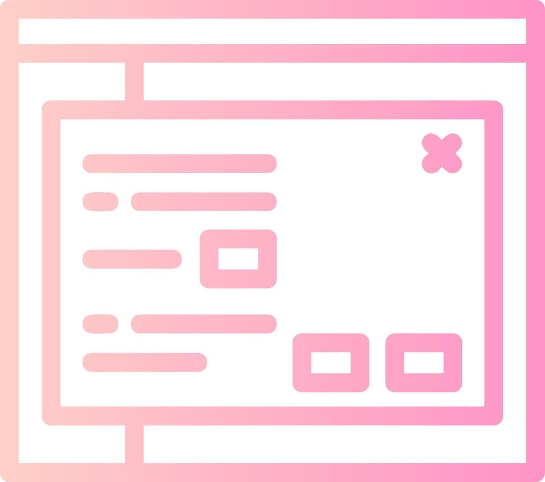 Sort Linear Gradient Icon vector