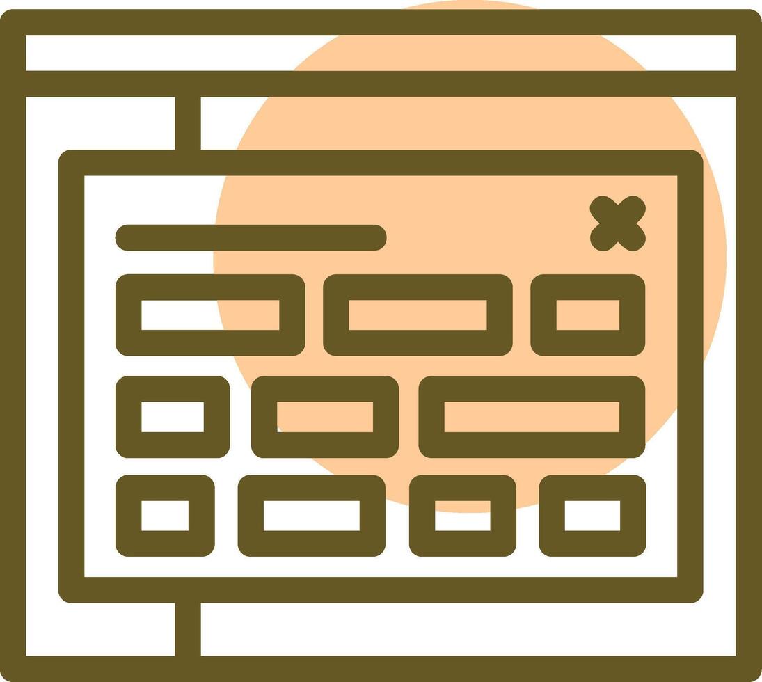 Tag Linear Circle Icon vector