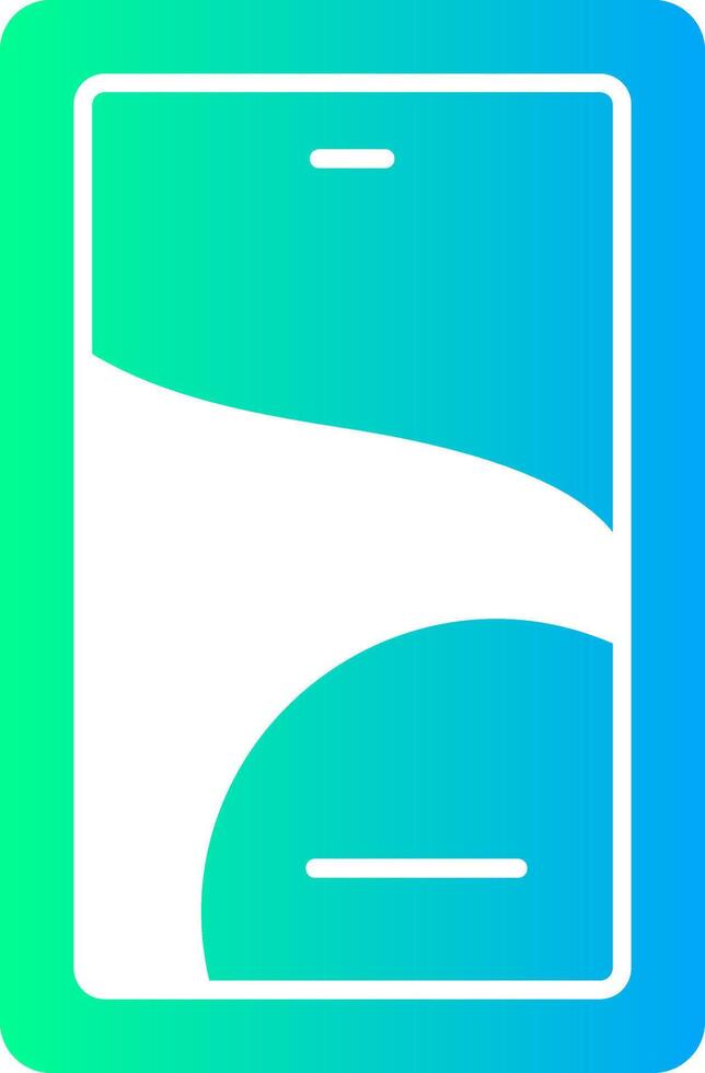 Smartphone Solid Multi Gradient Icon vector