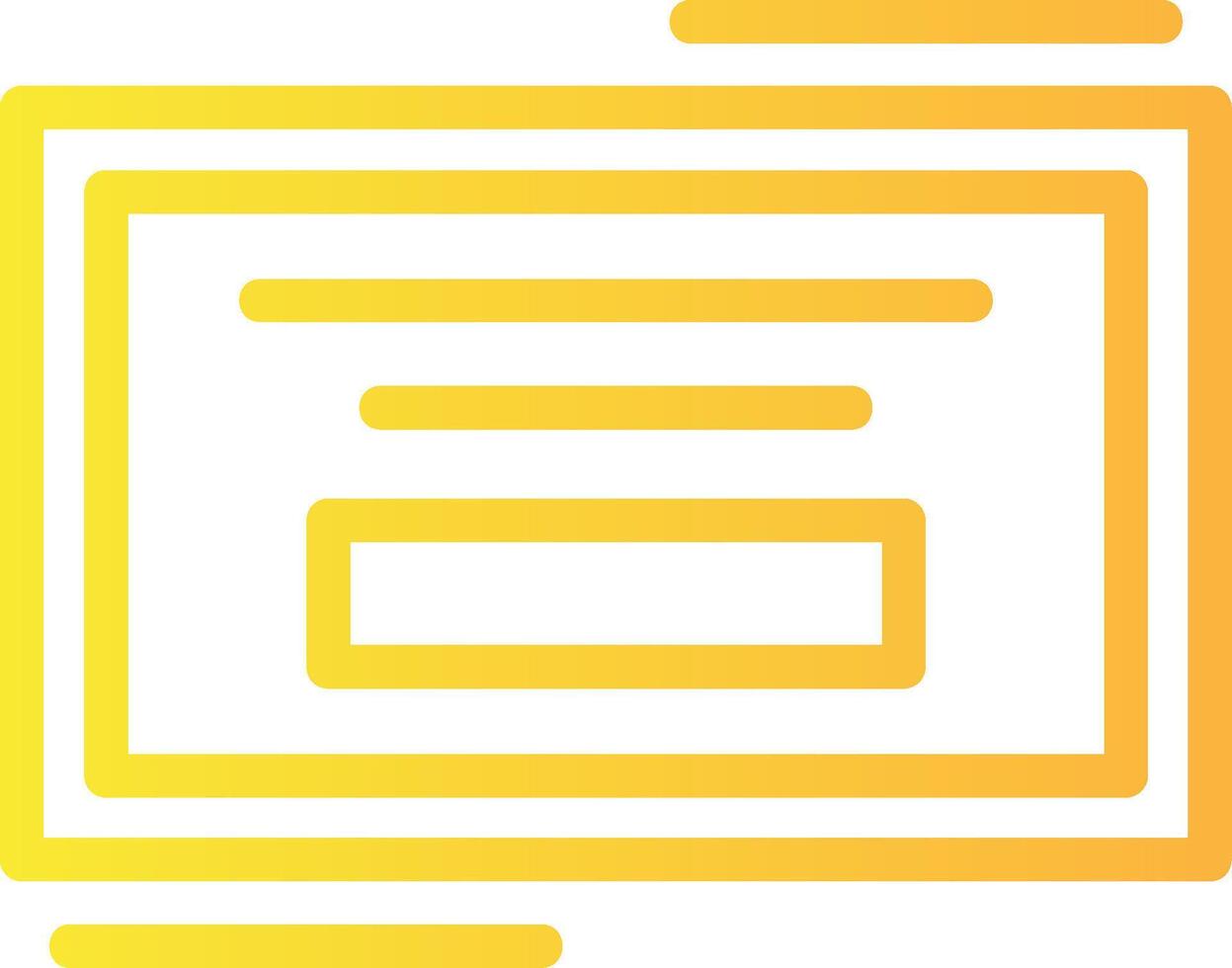 Parking permit sticker Linear Gradient Icon vector