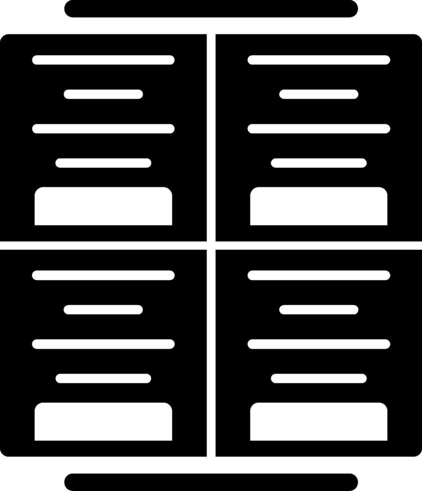 Parking validation stamp Glyph Icon vector