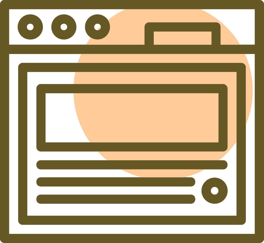 Blog post Linear Circle Icon vector
