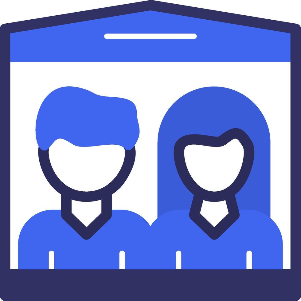 Co living space Solid Two Color Icon vector