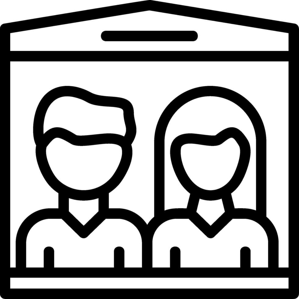 Co living space Line Icon vector