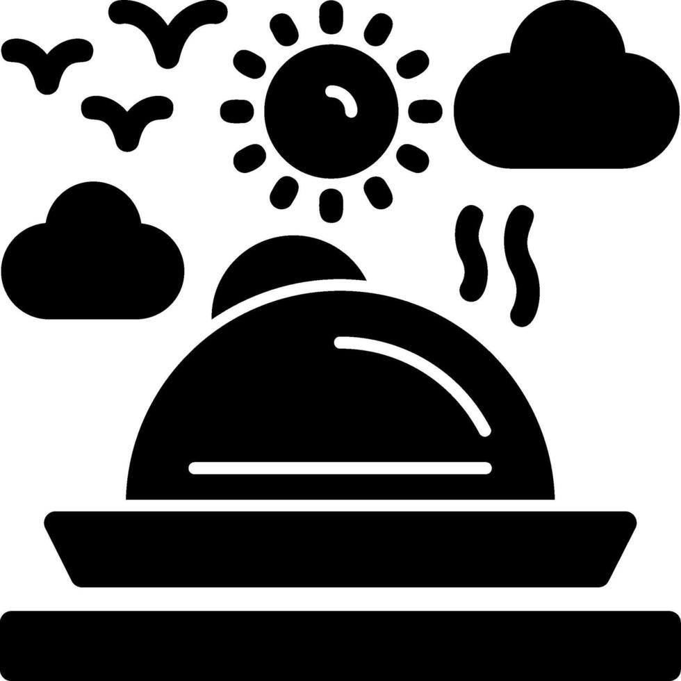 Local cuisine Glyph Icon vector