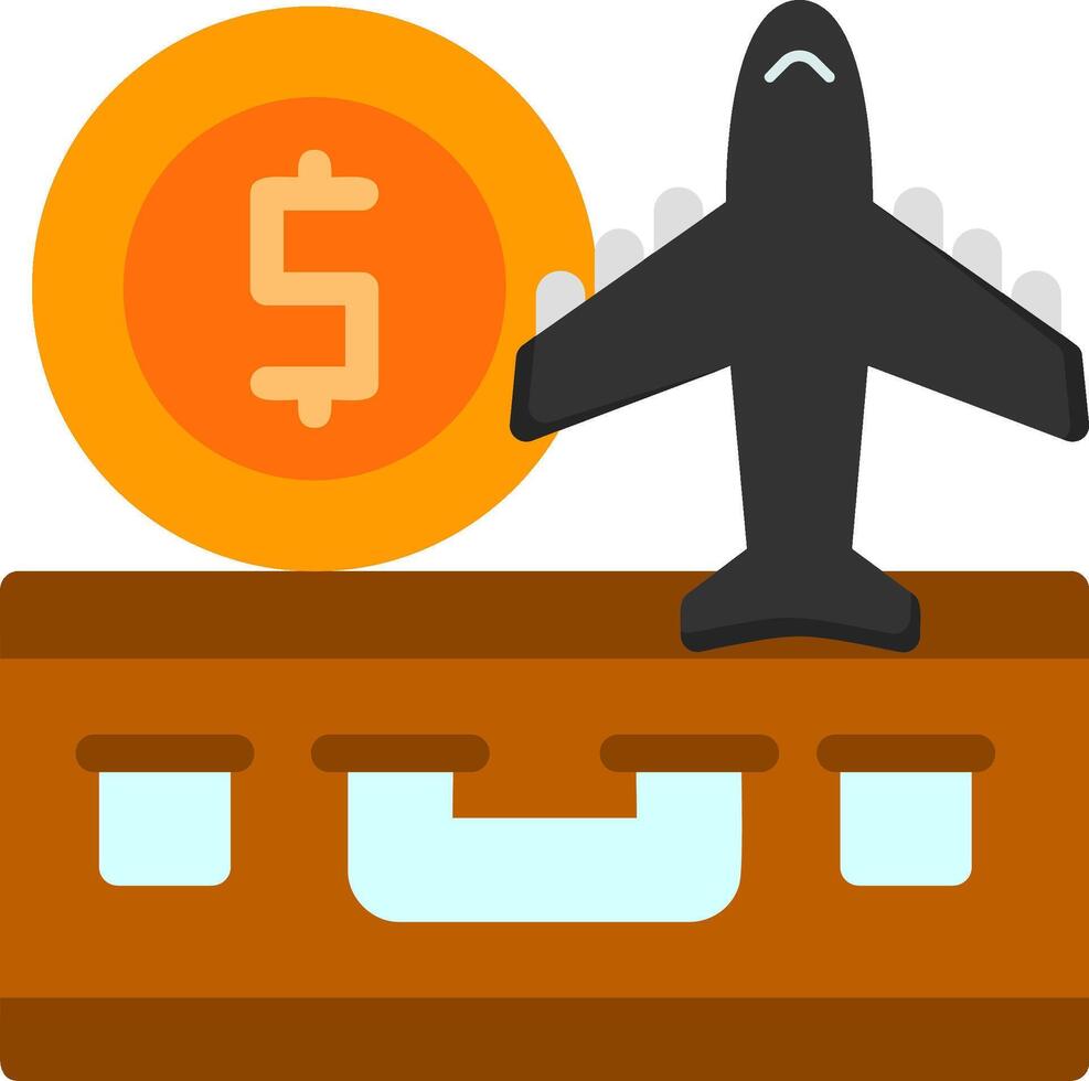 Travel budget Flat Icon vector