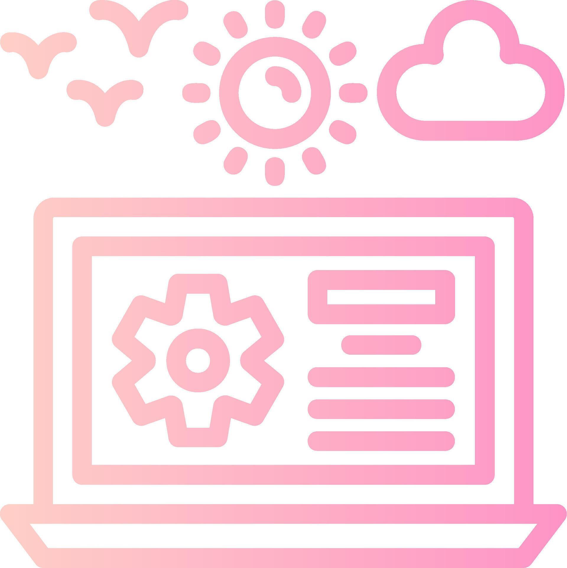 Work in progress Linear Gradient Icon 39532402 Vector Art at Vecteezy