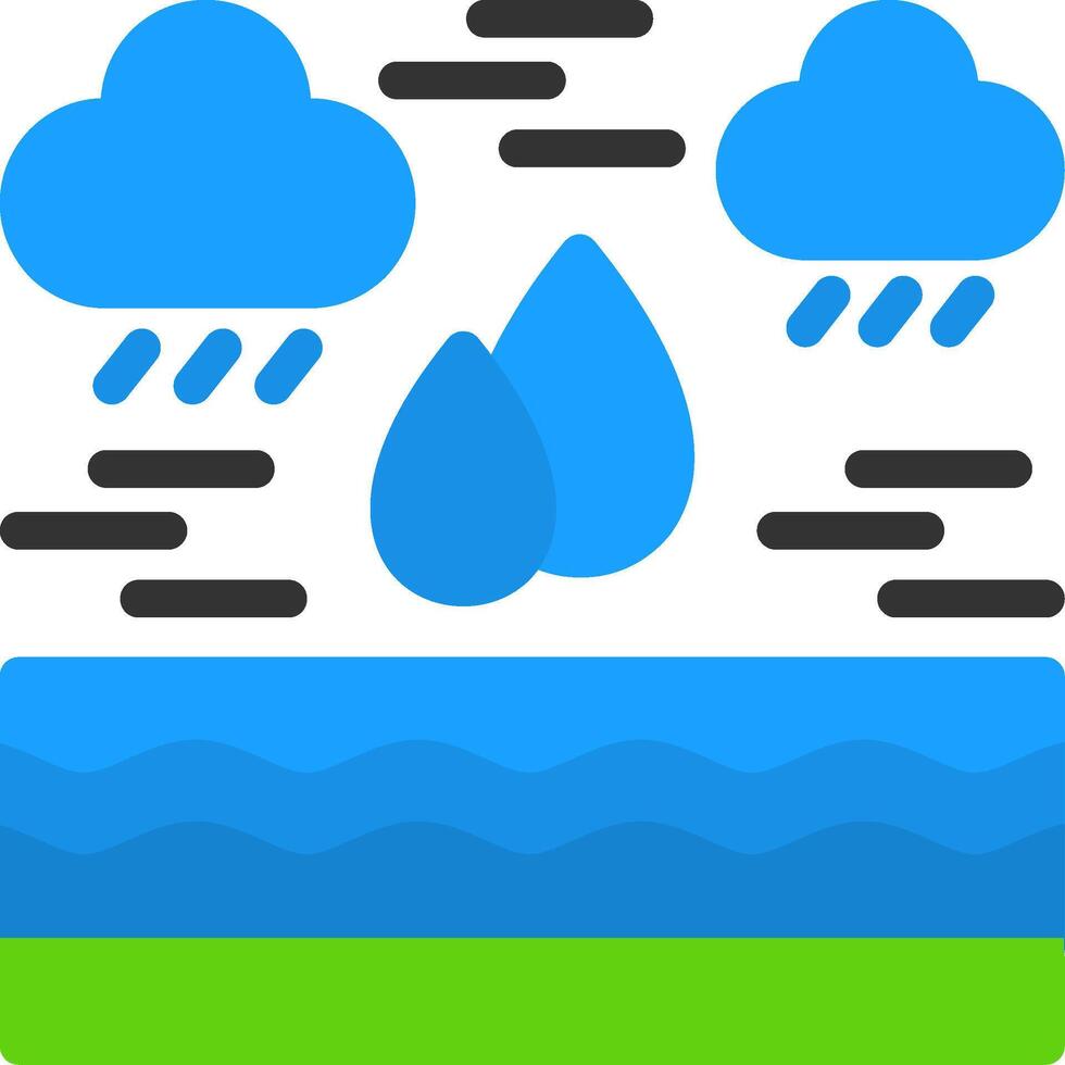 Water drop Flat Icon vector