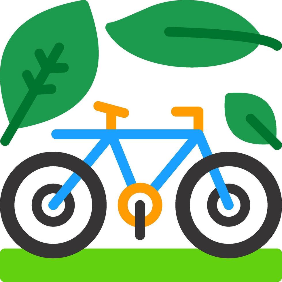 Bicycle Flat Icon vector