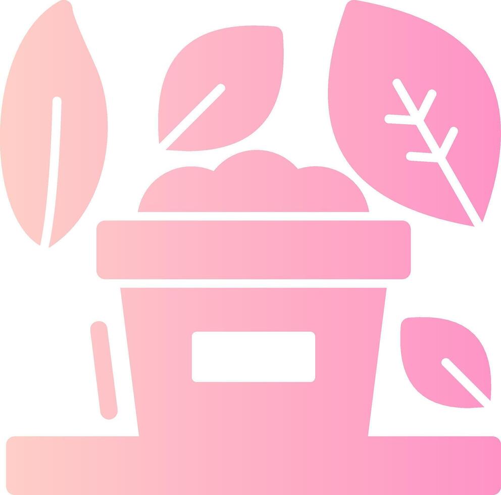 Compost Solid Multi Gradient Icon vector