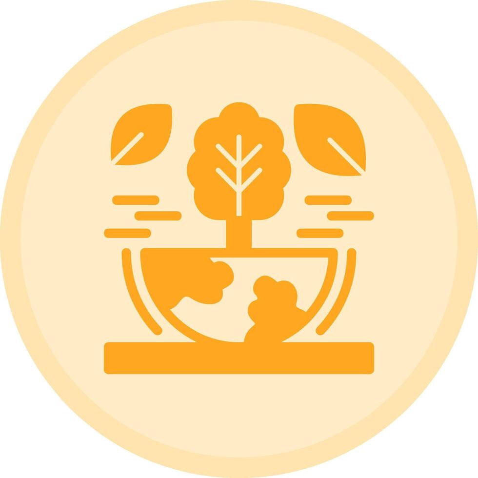 Environmental awareness Multicolor Circle Icon vector