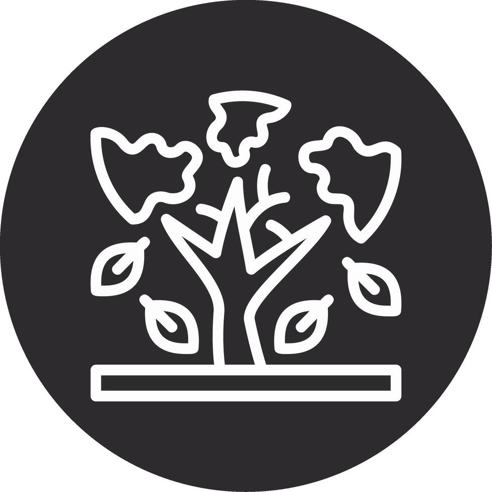 Tree Inverted Icon vector