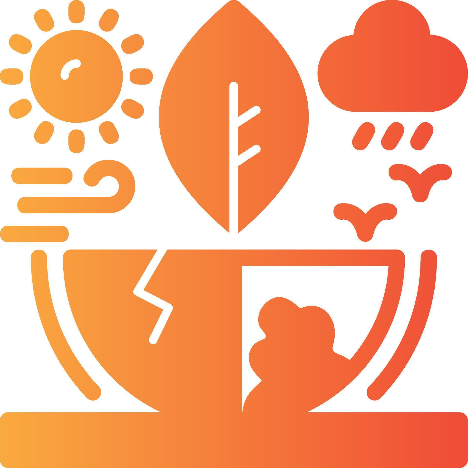 Climate change Solid Multi Gradient Icon 39534666 Vector Art at Vecteezy