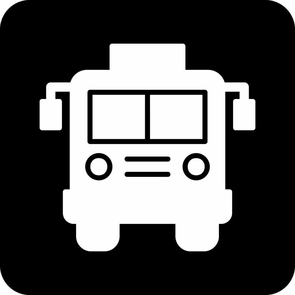 icono de vector de bus