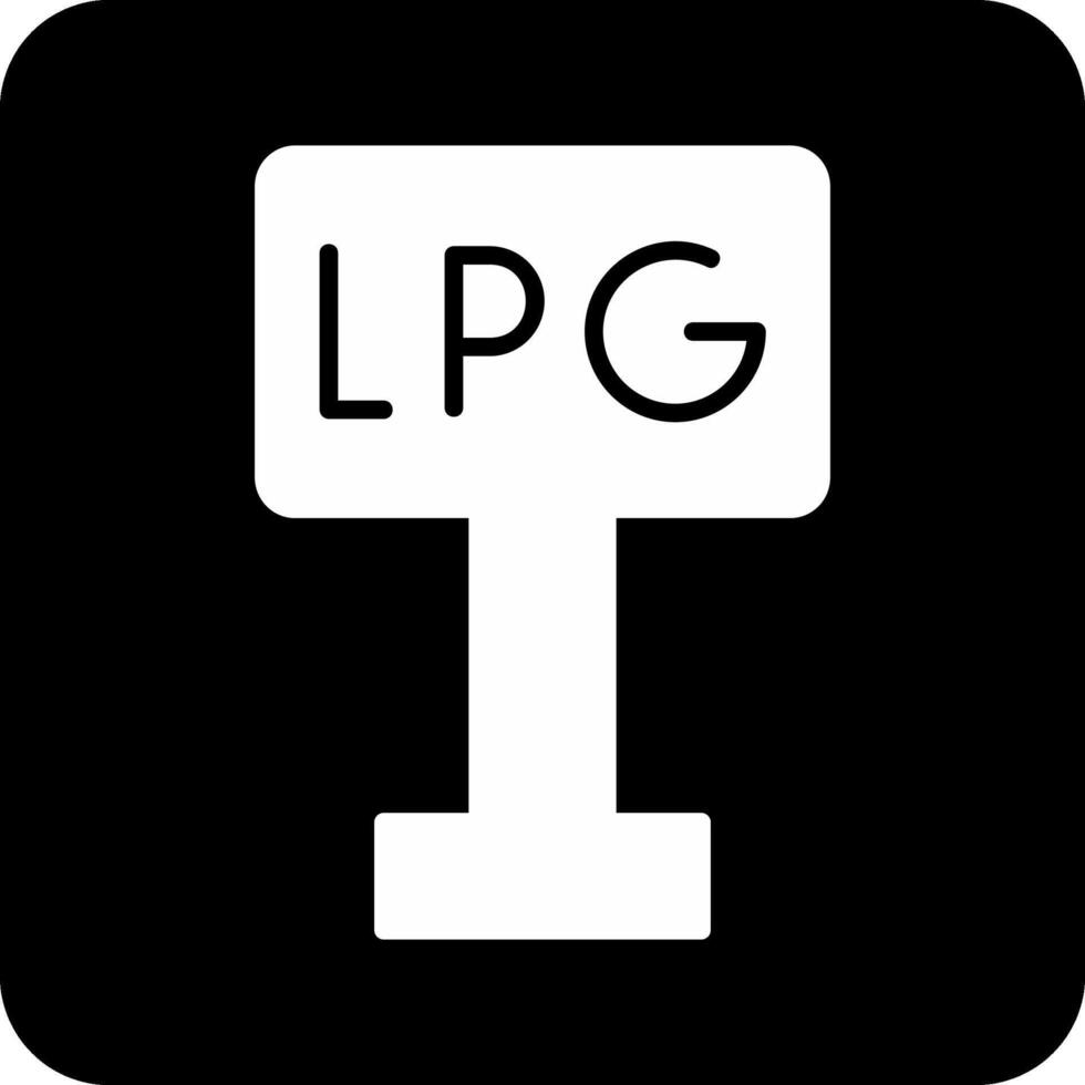 Liquefied Petroleum Gas Vector Icon