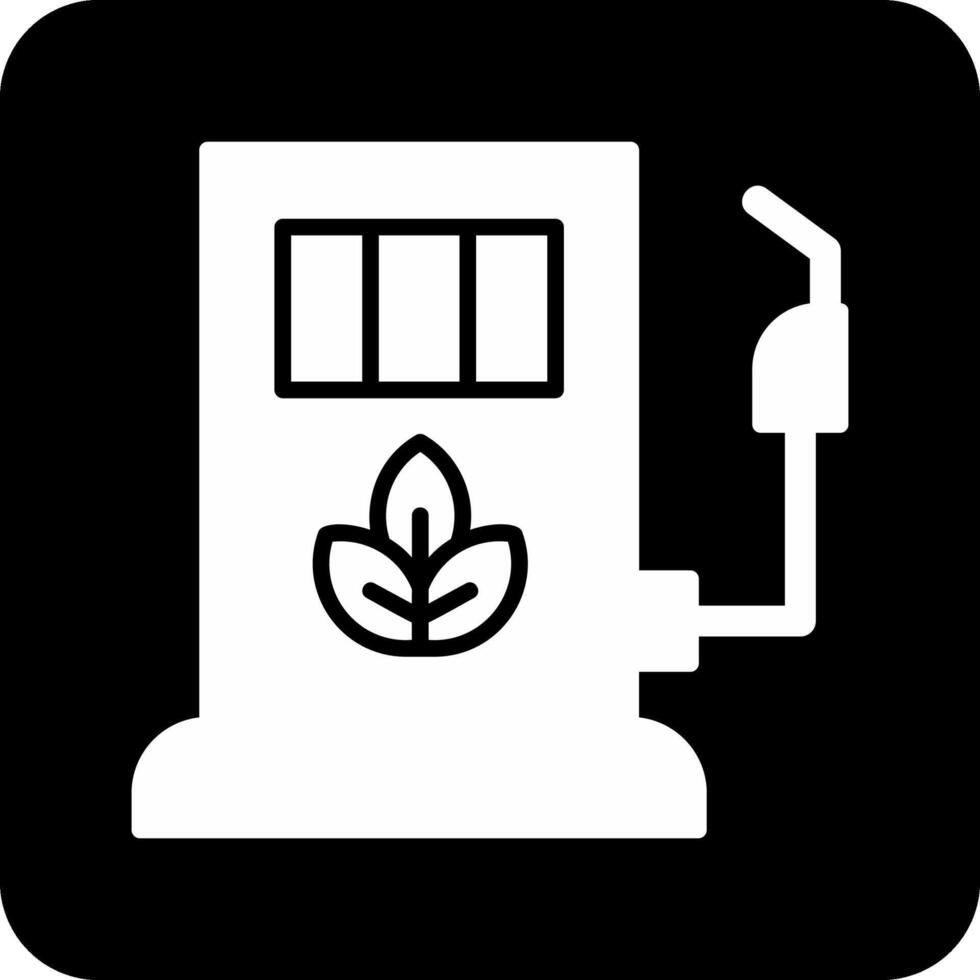 icono de vector de gasolinera