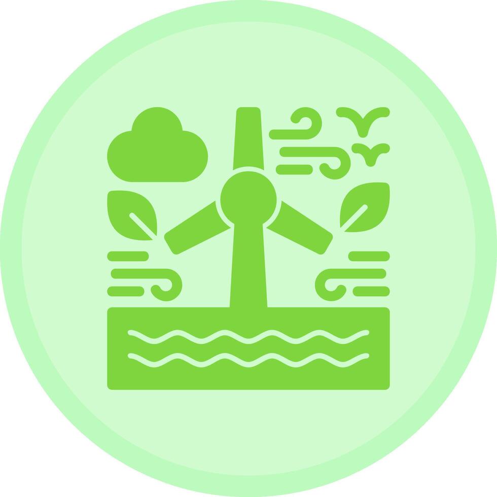 Renewable resources Multicolor Circle Icon vector