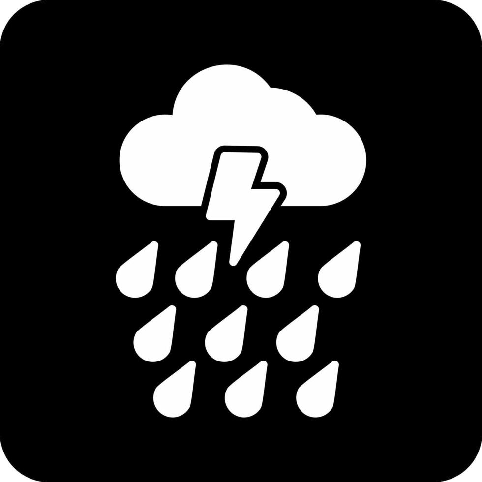 icono de vector de lluvia