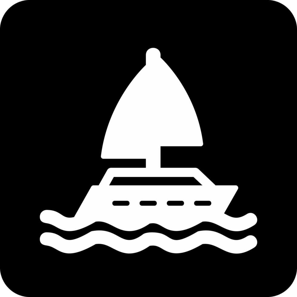 Yacht Vector Icon