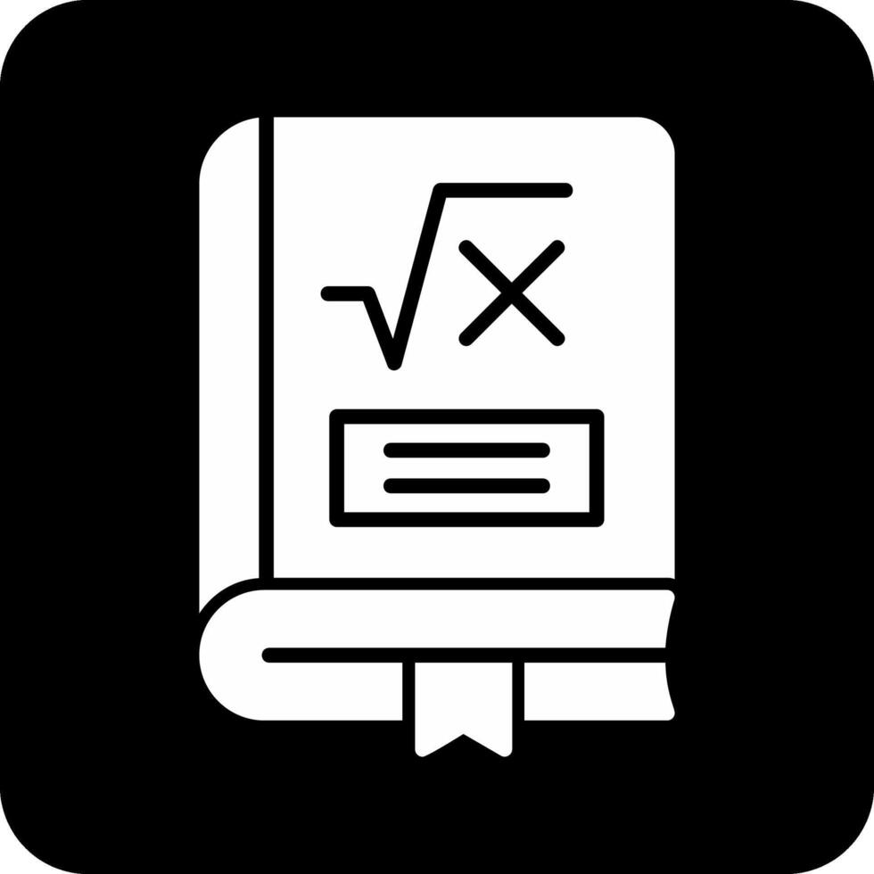 Maths Book Vector Icon