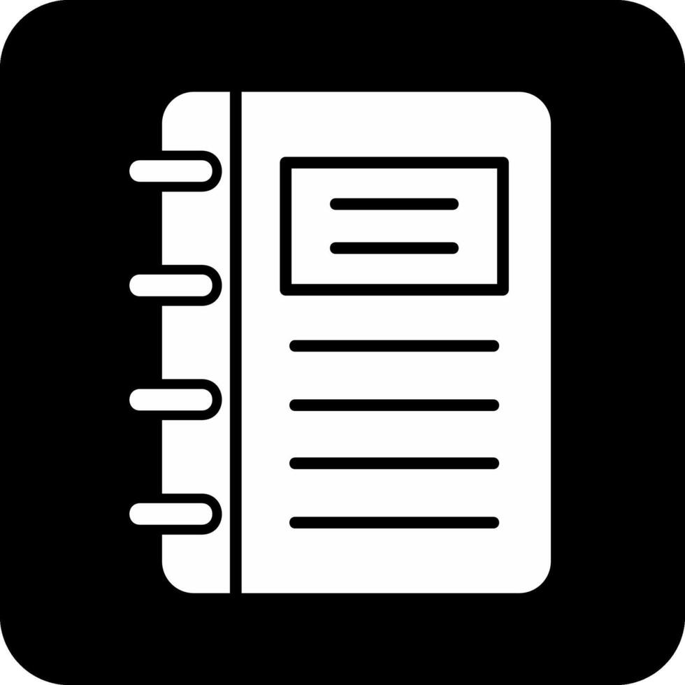 Notebook Vector Icon