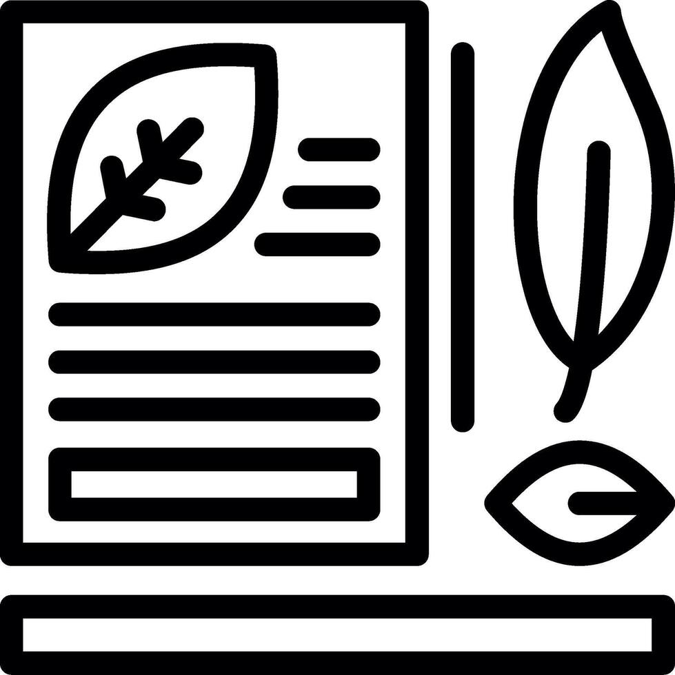 Green policies Line Icon vector