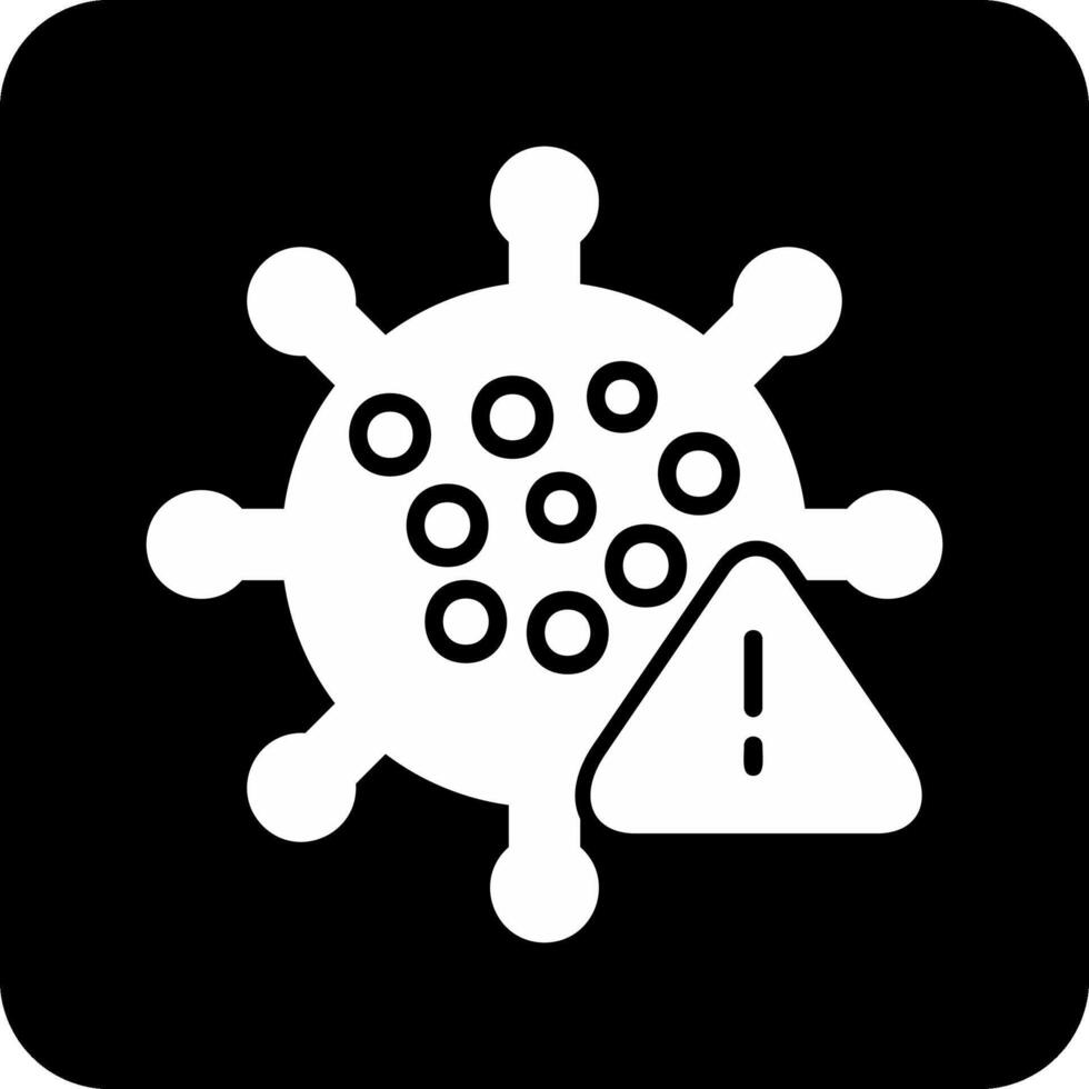 icono de vector de virus