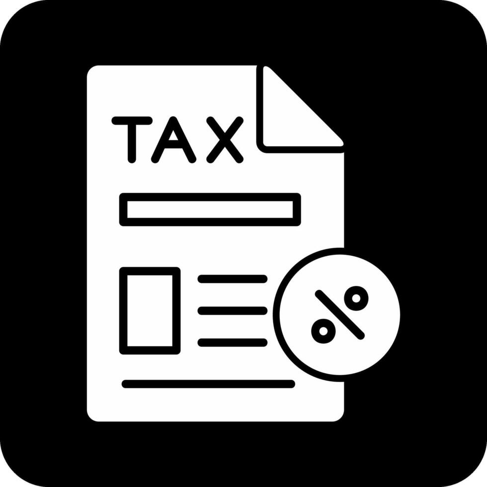 Tax Paperwork Vector Icon