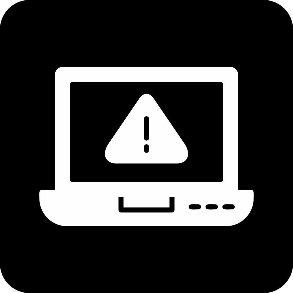 laptop Virus Vector Icon