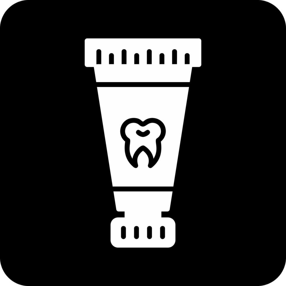 icono de vector de pasta de dientes