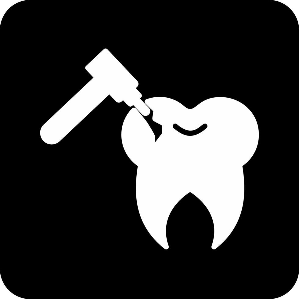 Tooth Drilling Vector Icon