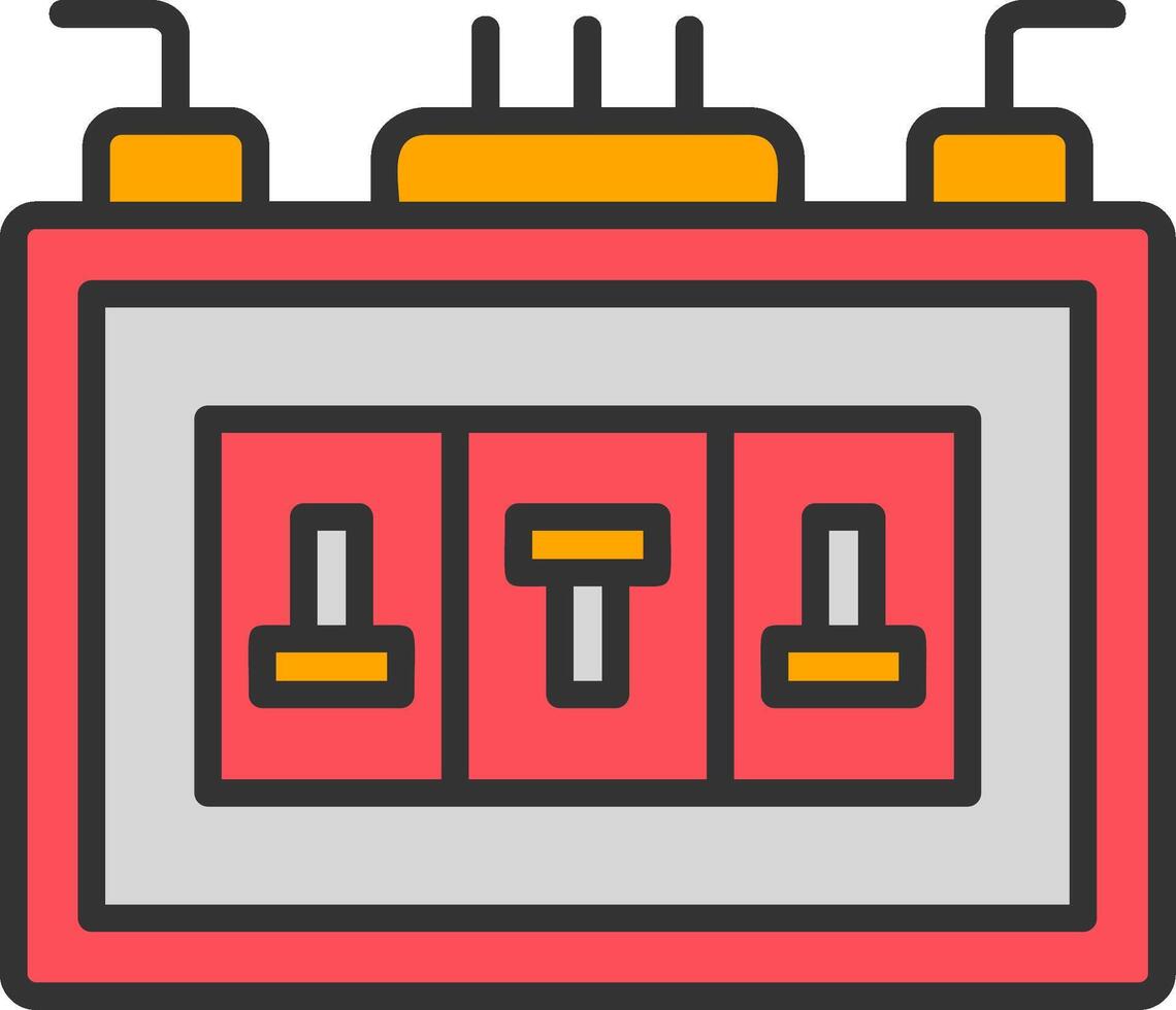 Fuse Box Vector Icon