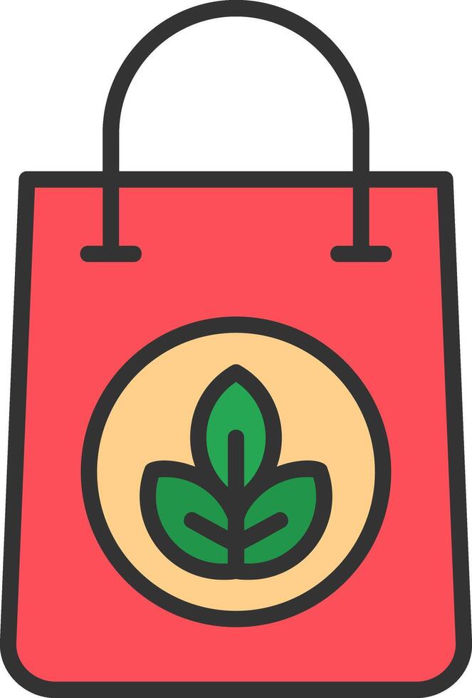 Eco Bag Vector Icon