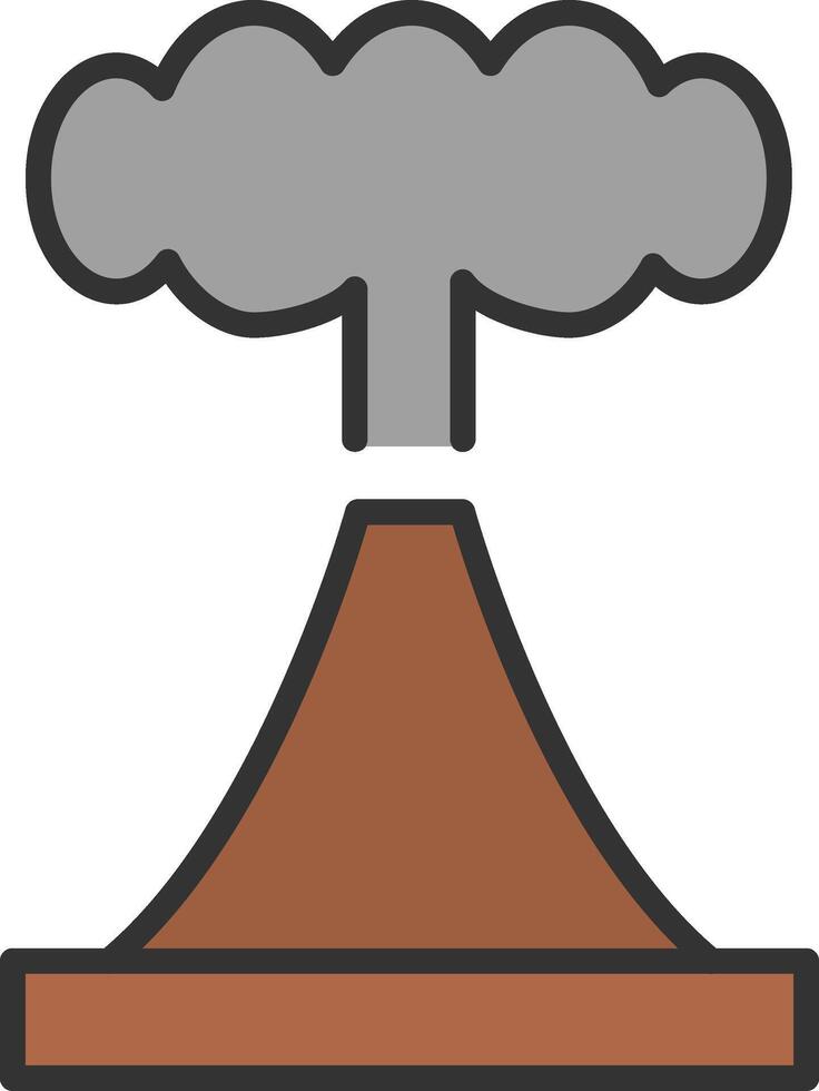 Volcano Vector Icon