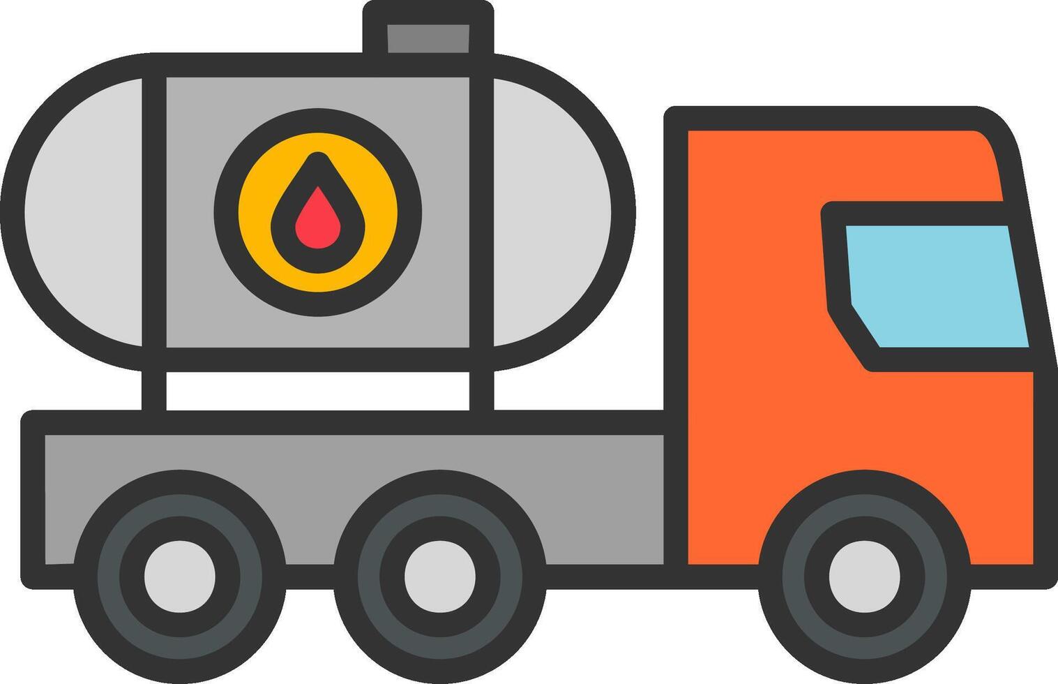 Oil Tank Vector Icon