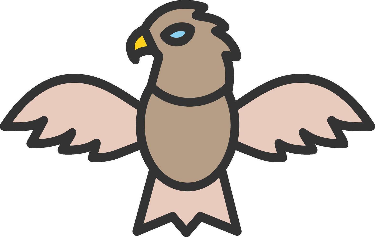 icono de vector de águila