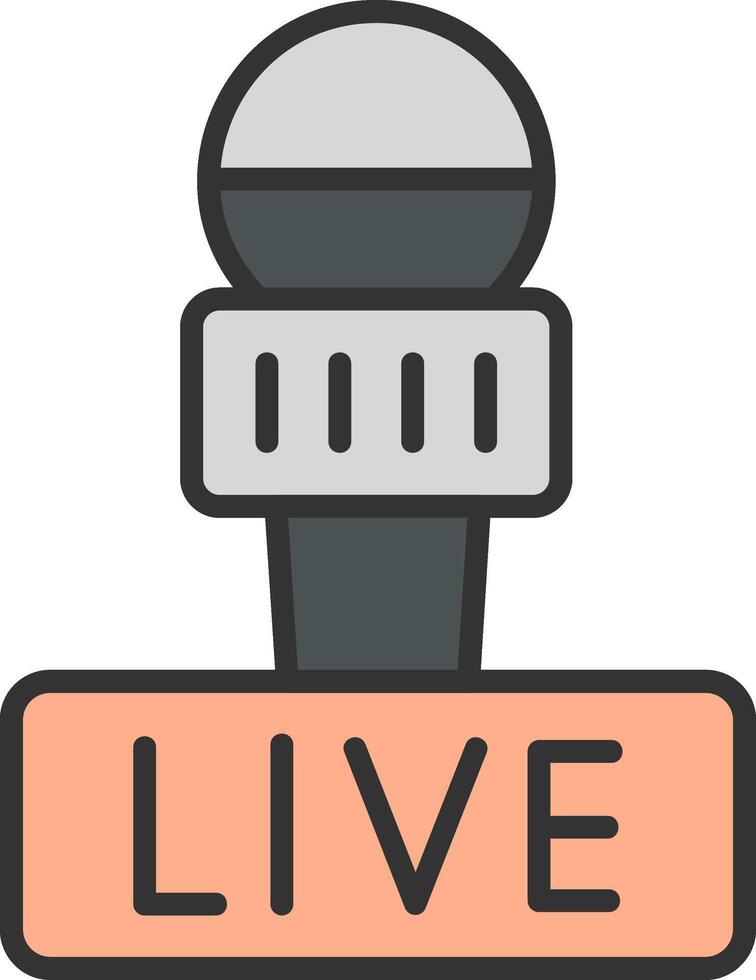 Live Vector Icon