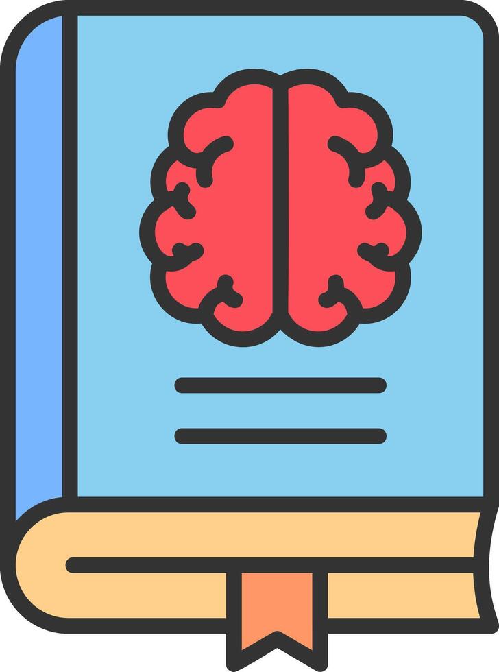 Neurology Book Vector Icon